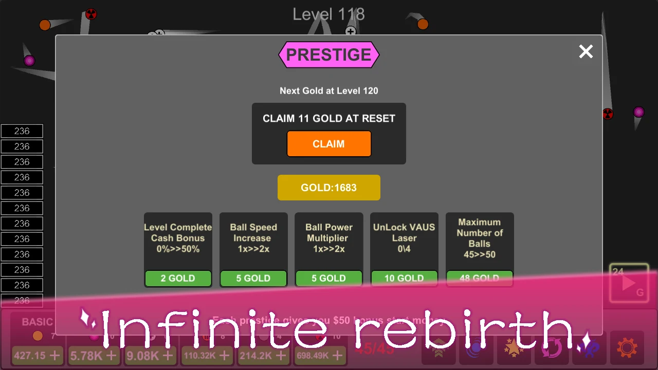 Endless Brick Breakout screenshot